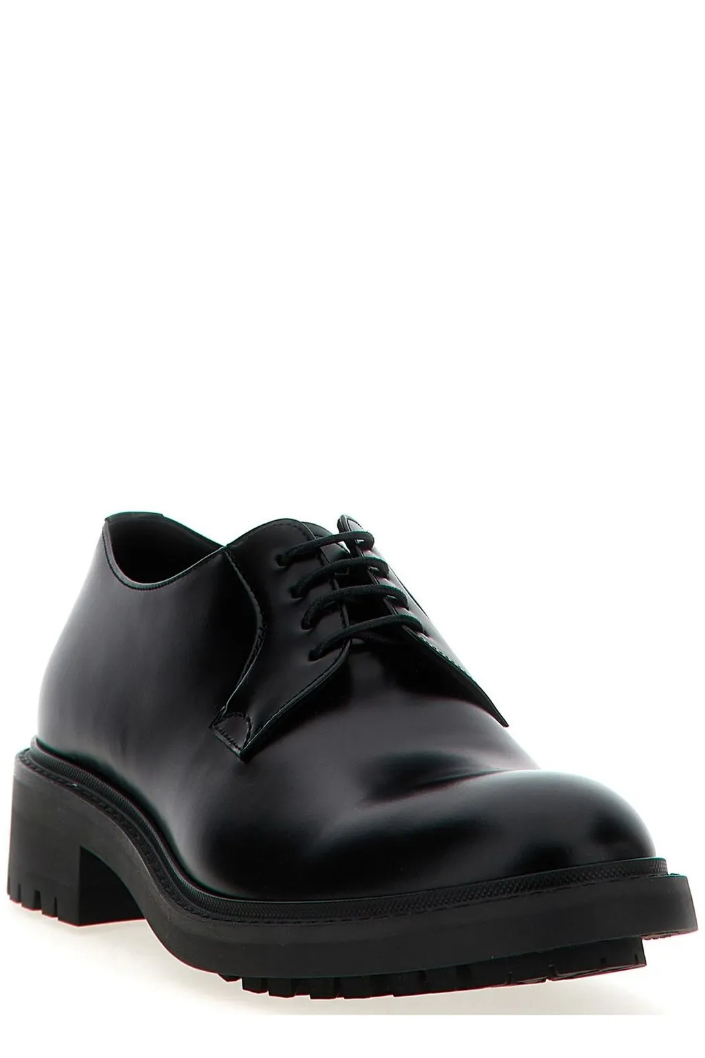 Saint Laurent Antoine Round Toe Lace-Up Shoes