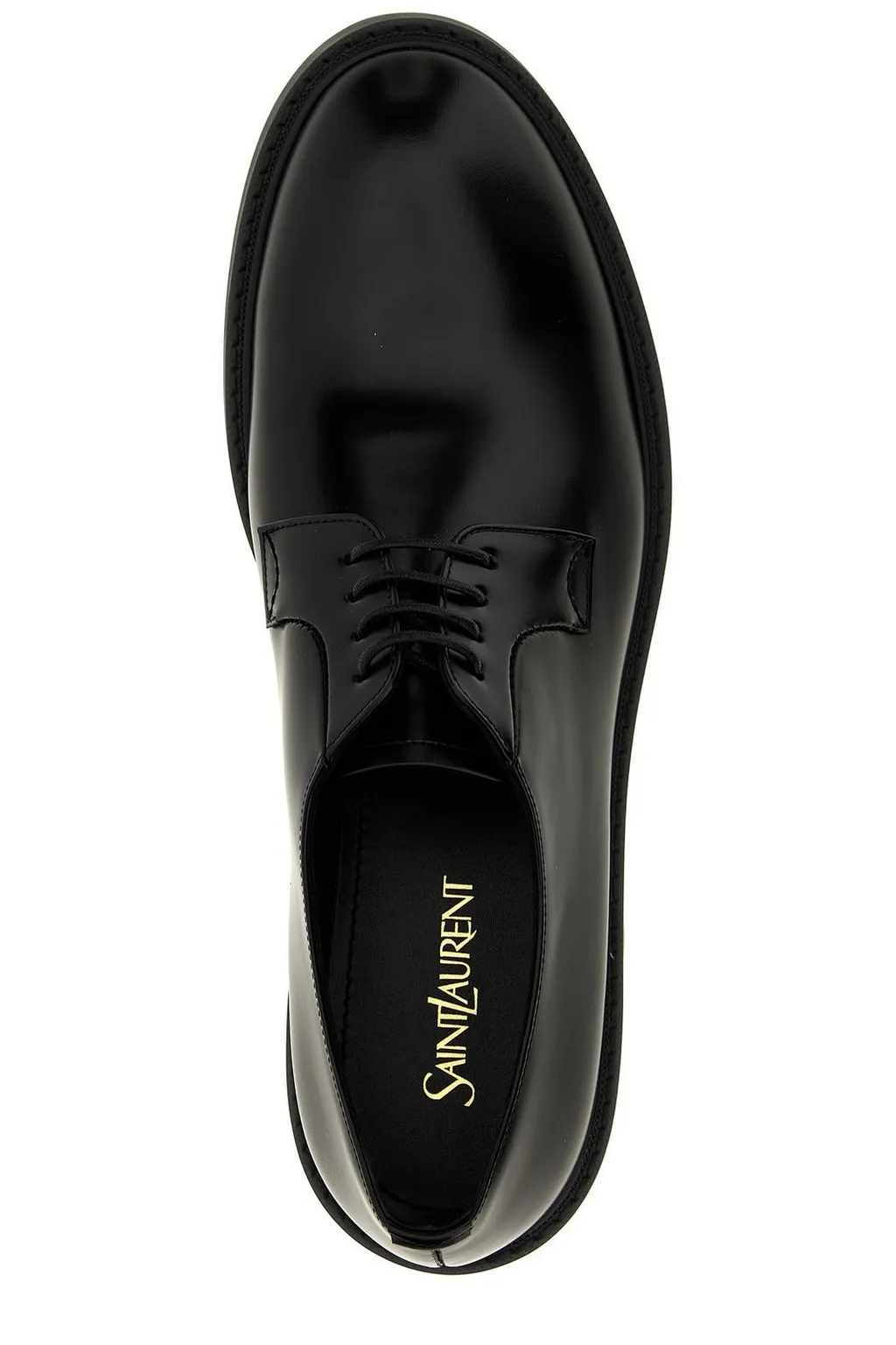 Saint Laurent Antoine Round Toe Lace-Up Shoes