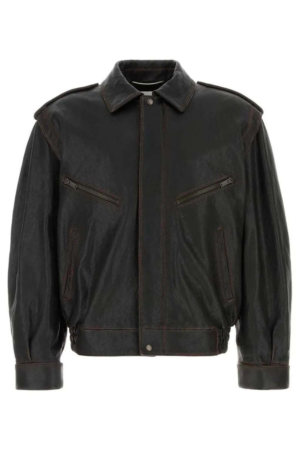 Saint Laurent Zip-Up Bomber Jacket