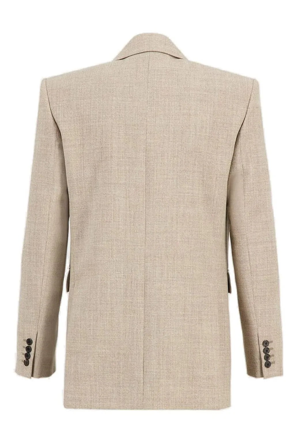 Saint Laurent Double-Breasted Long-Sleeved Jacket