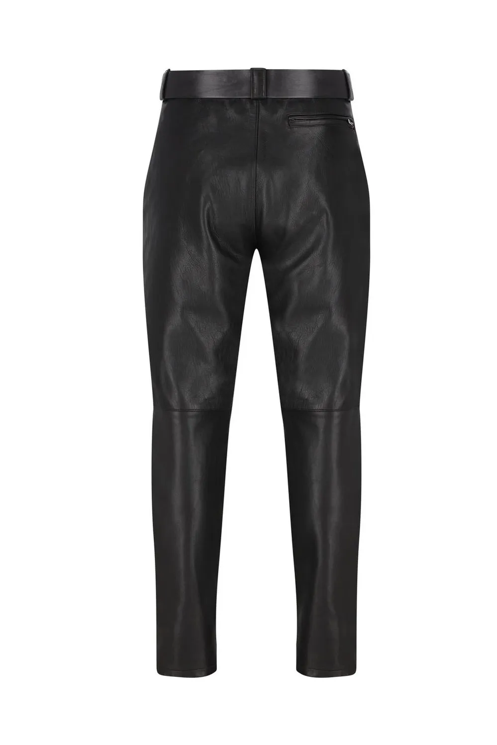 Saint Laurent Belted Mid-Rise Pants