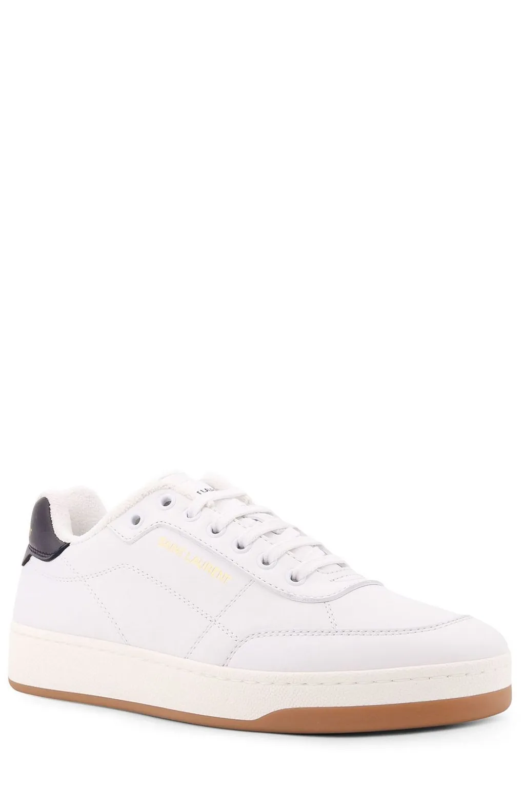 Saint Laurent Sl/61 Round Toe Lace-Up Sneakers