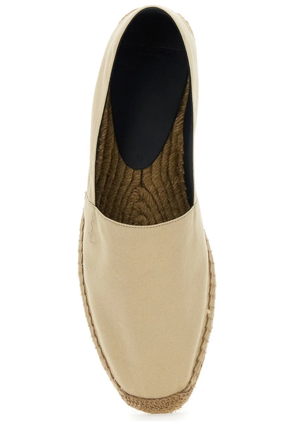 Saint Laurent Logo Embroidered Slip-On Espadrilles