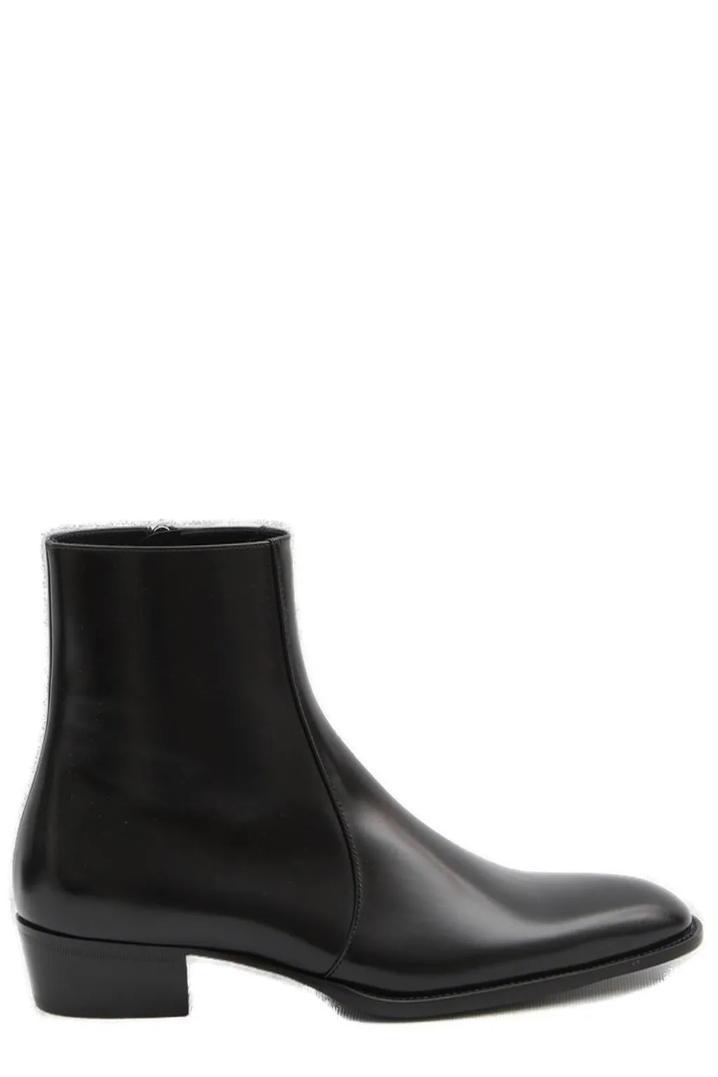 Saint Laurent Roman Zip-Up Ankle Boots