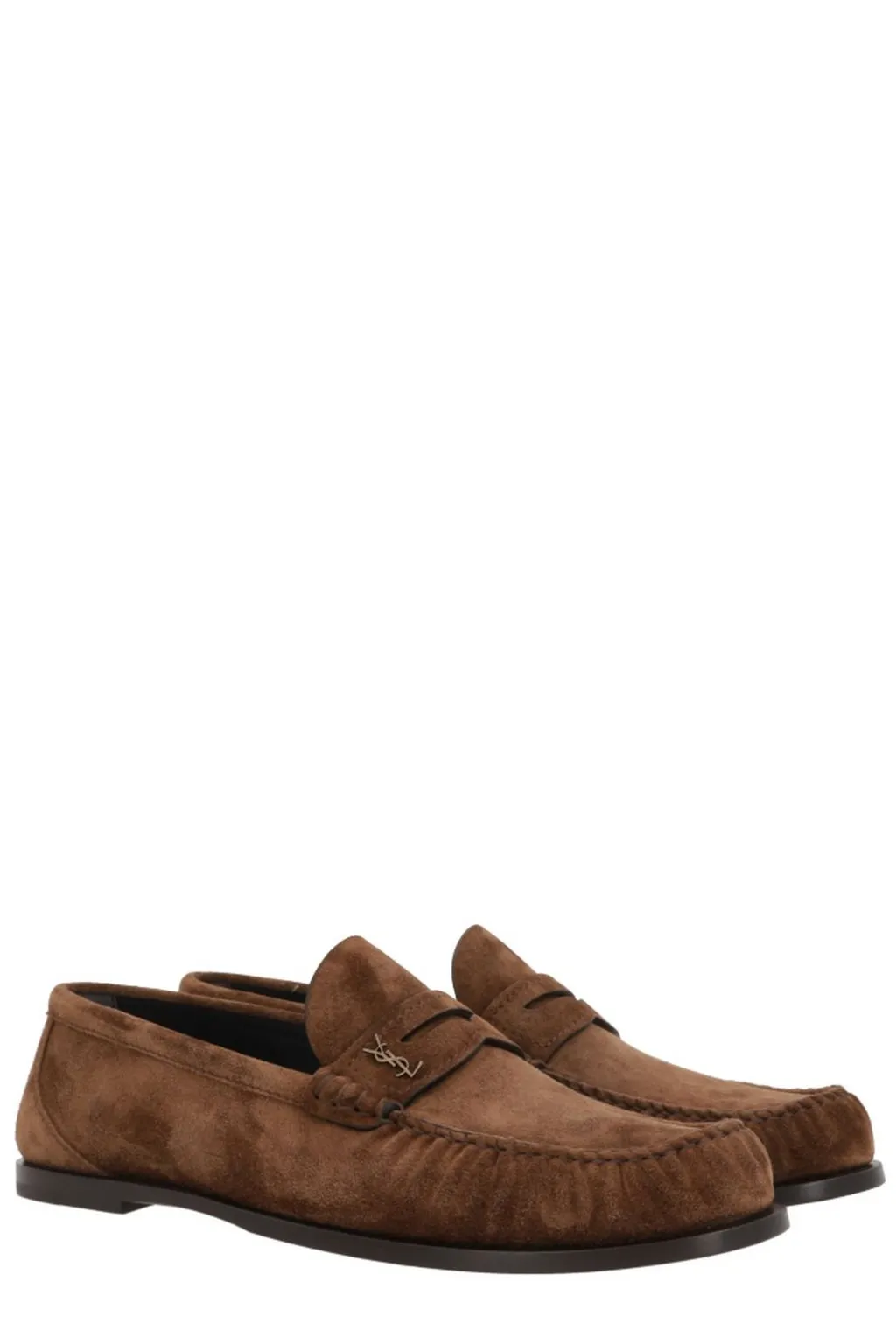 Saint Laurent Laurent Logo Plaque Loafers
