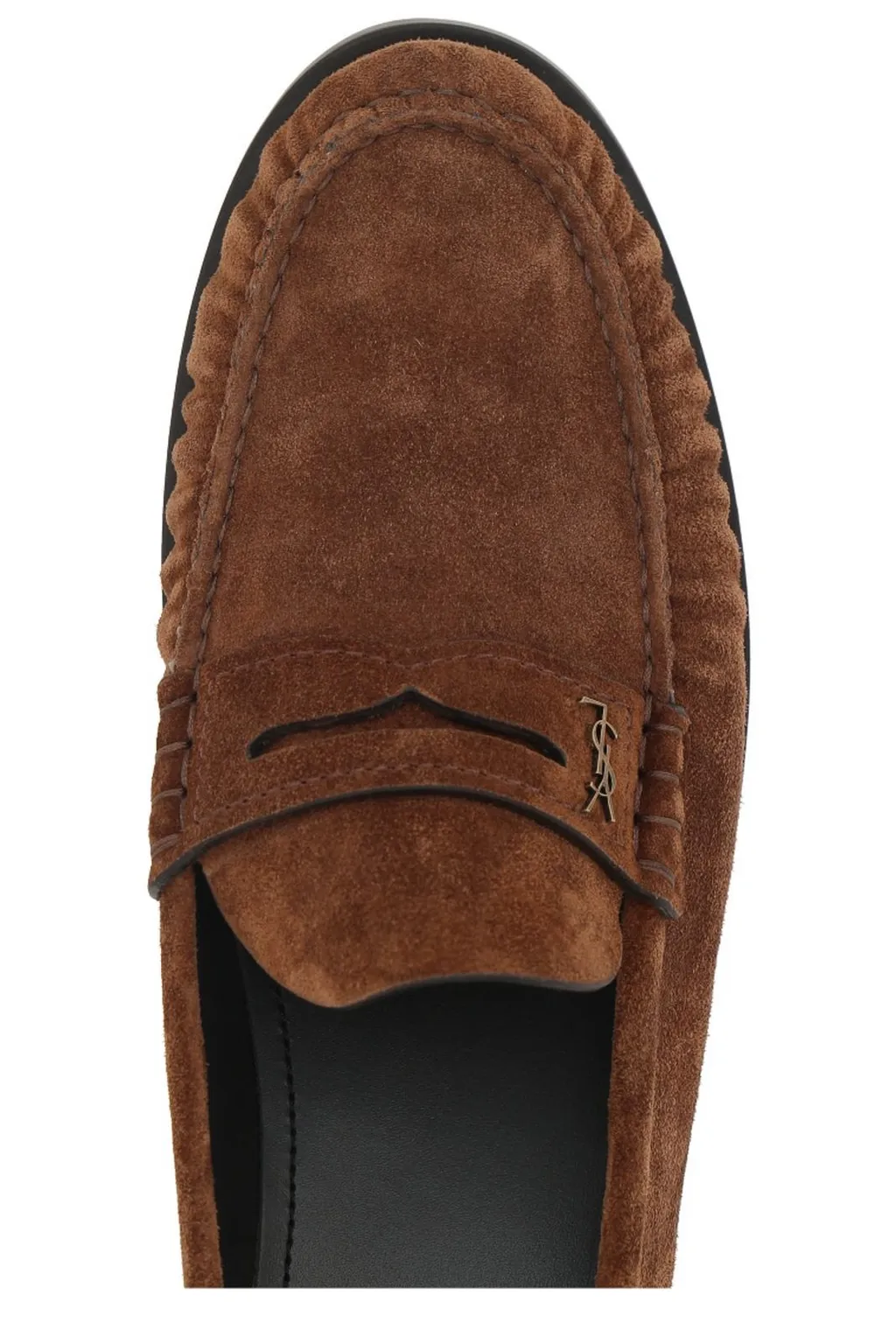 Saint Laurent Laurent Logo Plaque Loafers