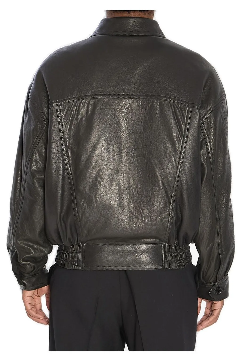 Saint Laurent Drop-Shoulder Bomber Jacket
