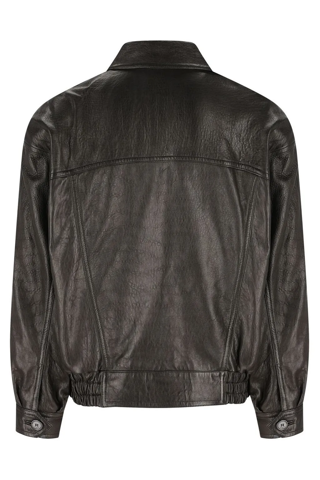 Saint Laurent Drop-Shoulder Bomber Jacket