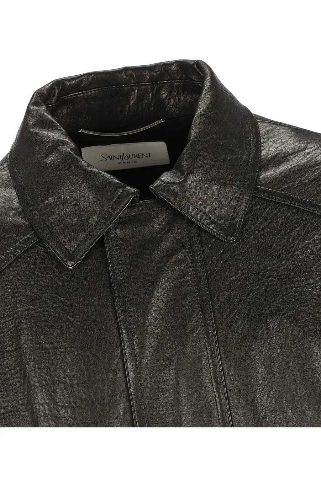 Saint Laurent Drop-Shoulder Bomber Jacket
