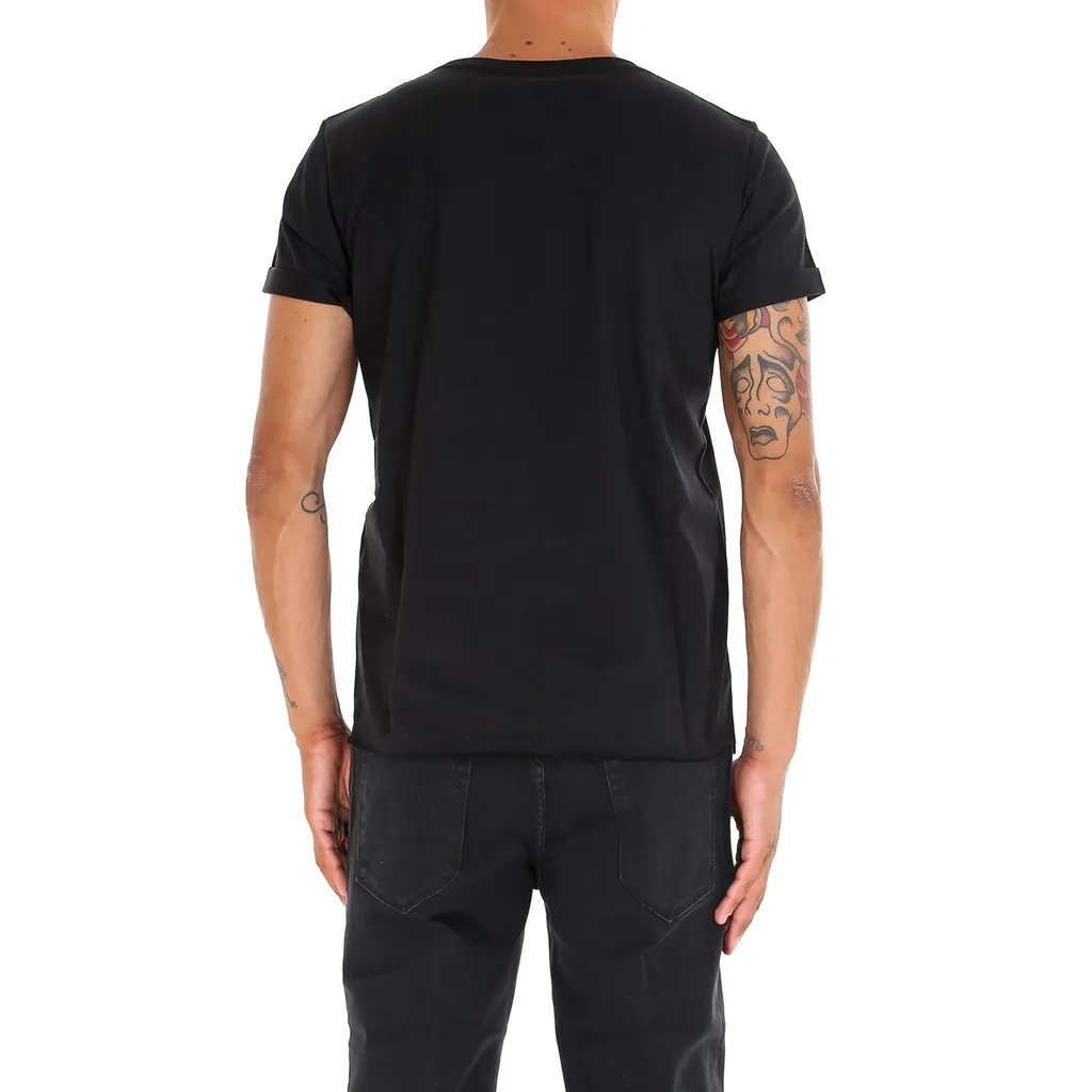 Saint Laurent Rive Gauche Logo Printed T-Shirt