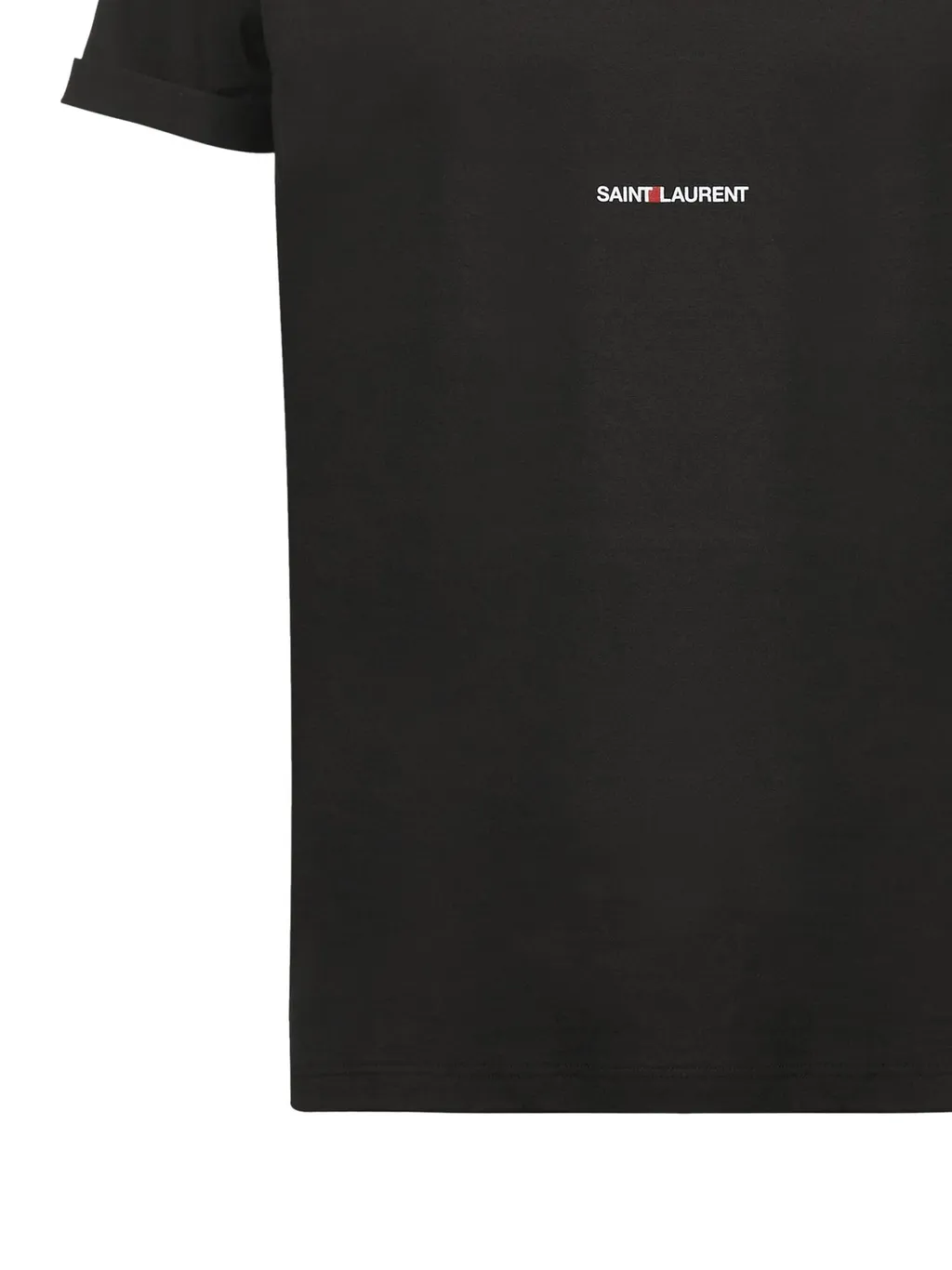 Saint Laurent Rive Gauche Logo Printed T-Shirt