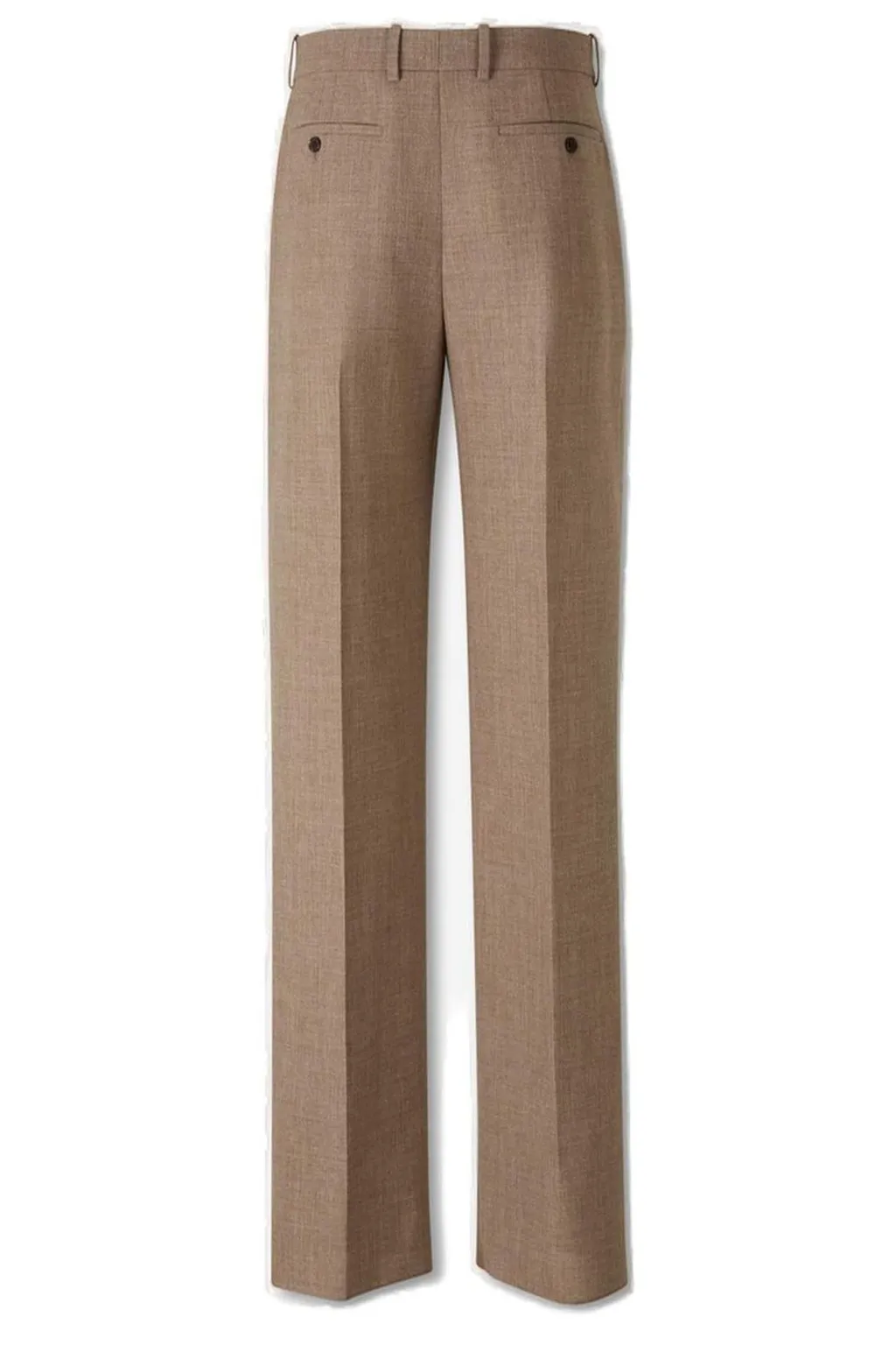 Saint Laurent Pleated Straight Leg Pants