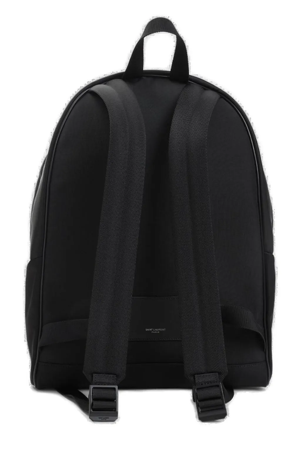 Saint Laurent Logo Debossed Zip-Up City Backpack