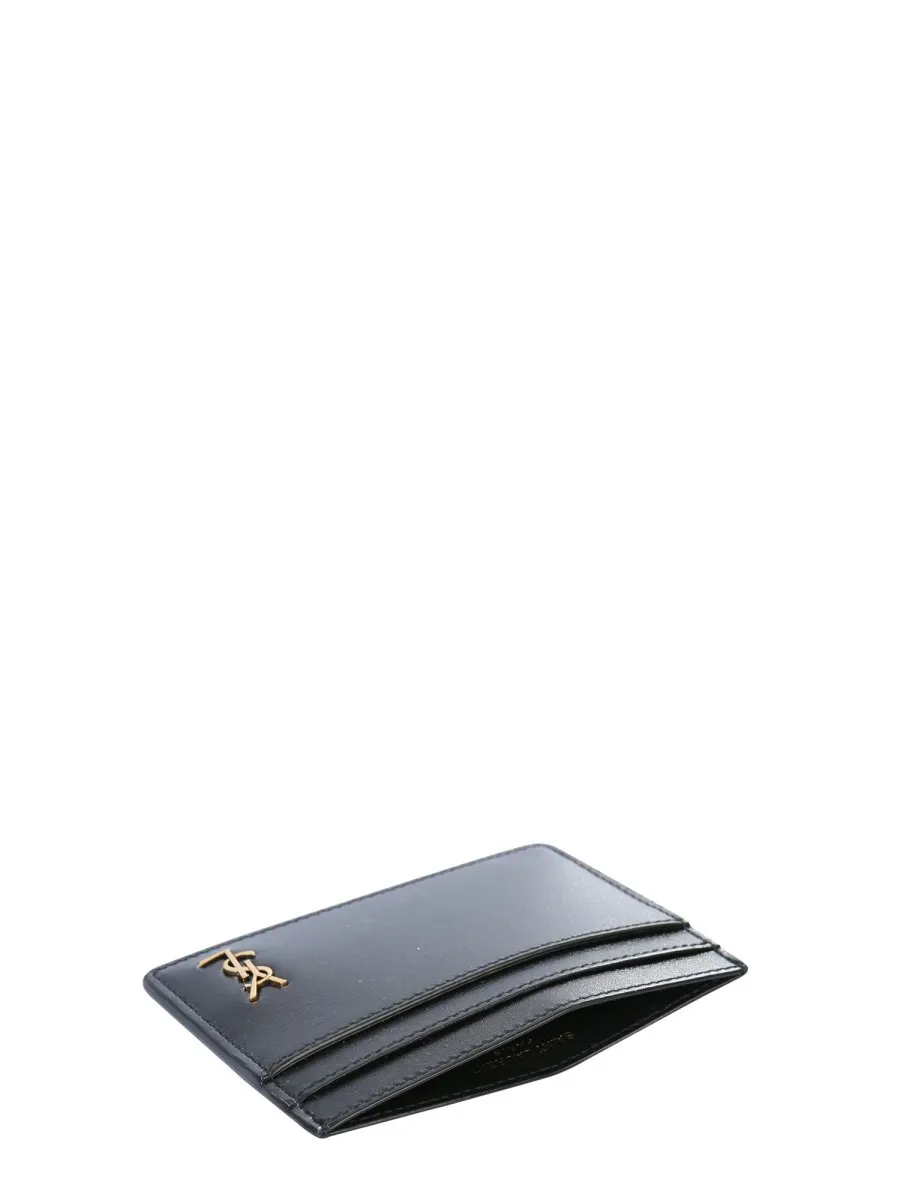 Saint Laurent Tiny Cassandre Credit Card Case