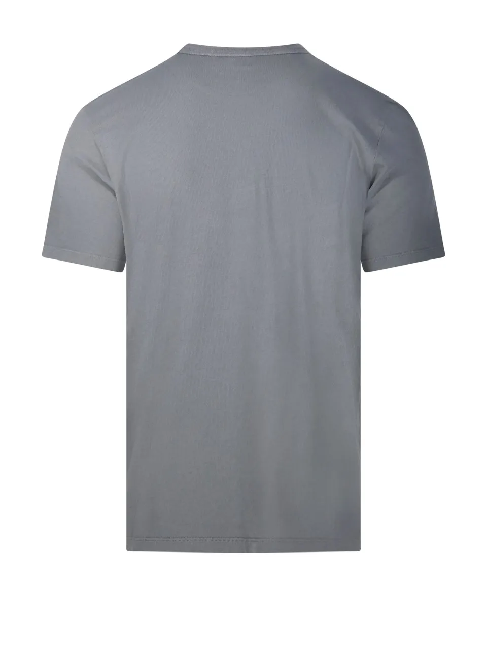 Saint Laurent Logo Embroidered Crewneck T-Shirt