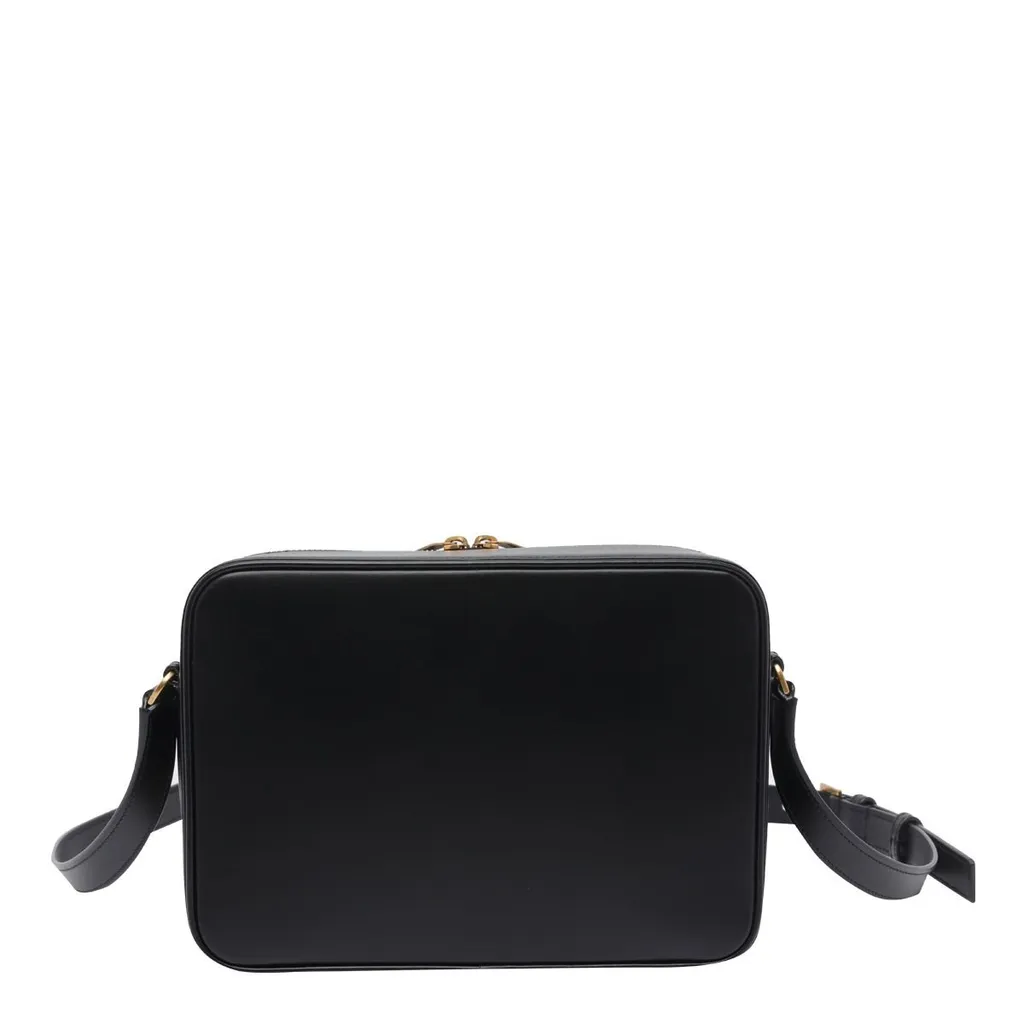Saint Laurent Logo Stamp Zip-Up Camera Bag