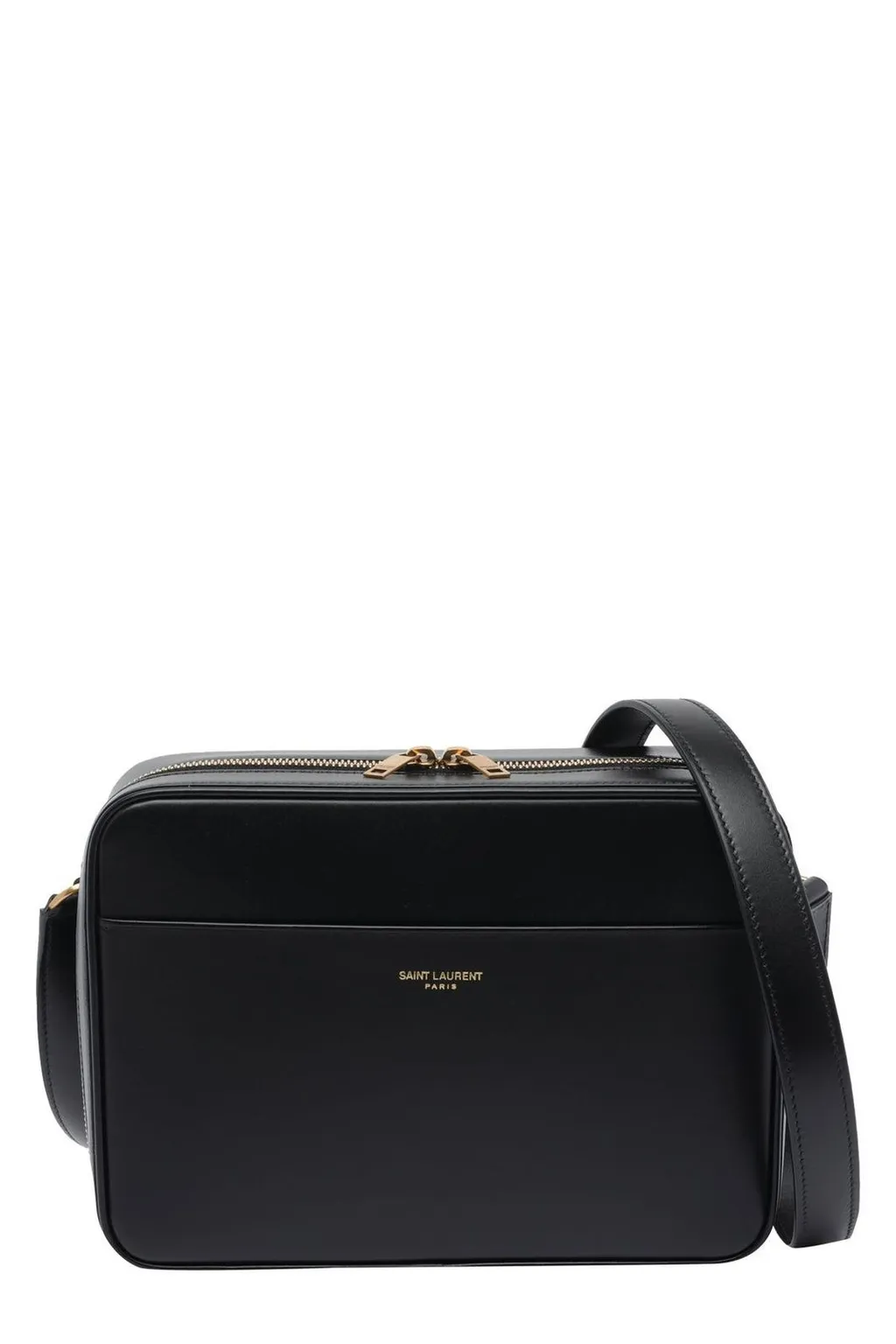 Saint Laurent Logo Stamp Zip-Up Camera Bag