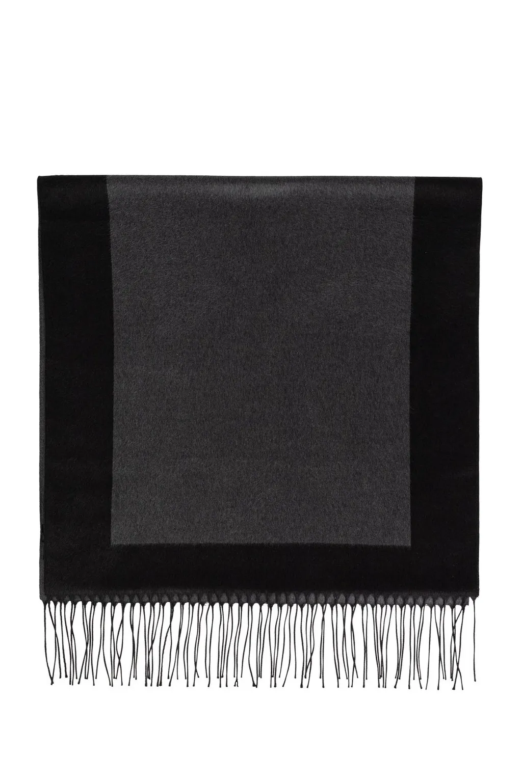 Saint Laurent Cassandre Fringed-Edge Scarf