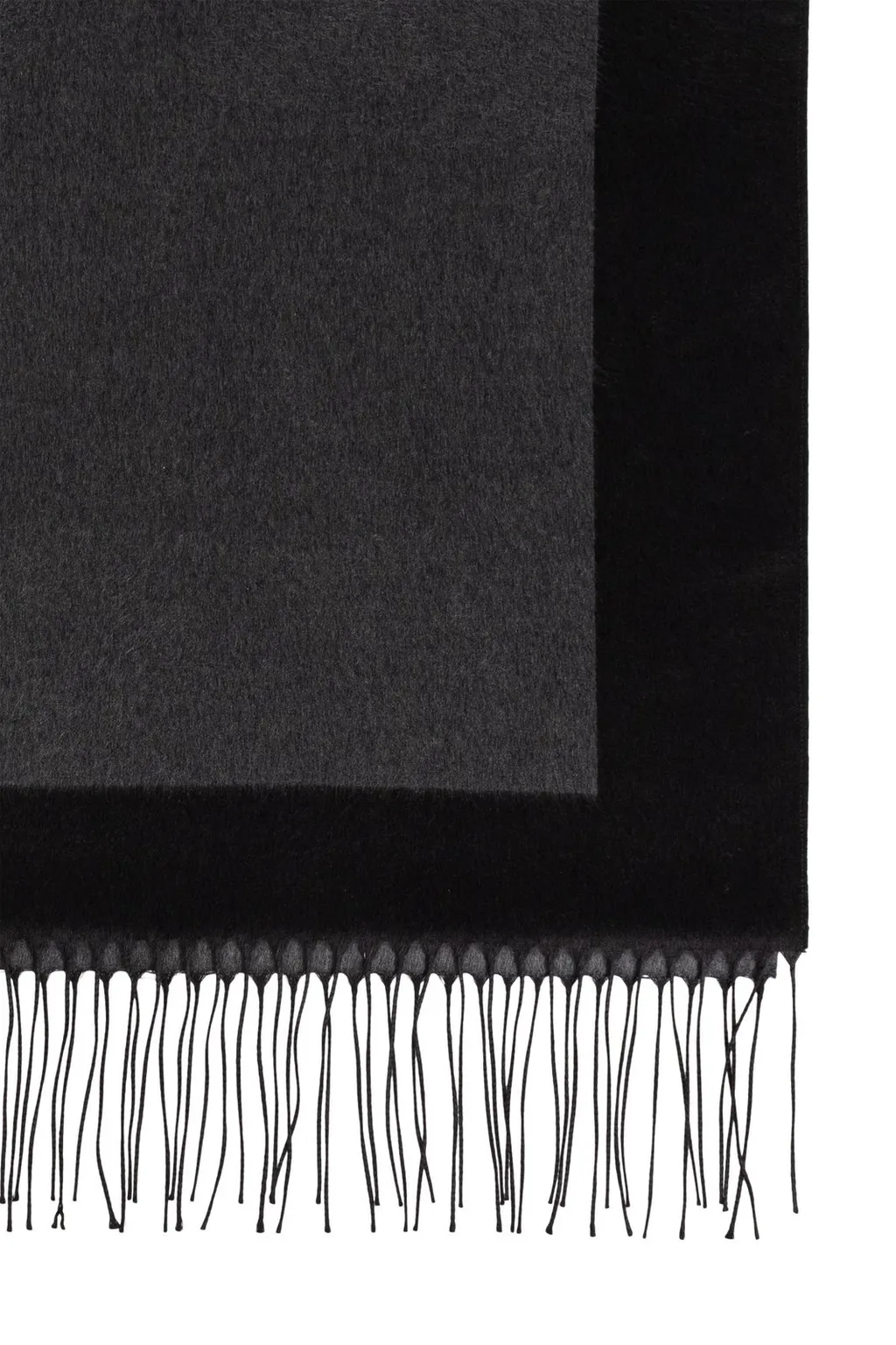 Saint Laurent Cassandre Fringed-Edge Scarf