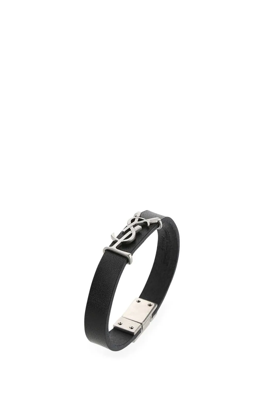 Saint Laurent Logo Plaque Bracelet