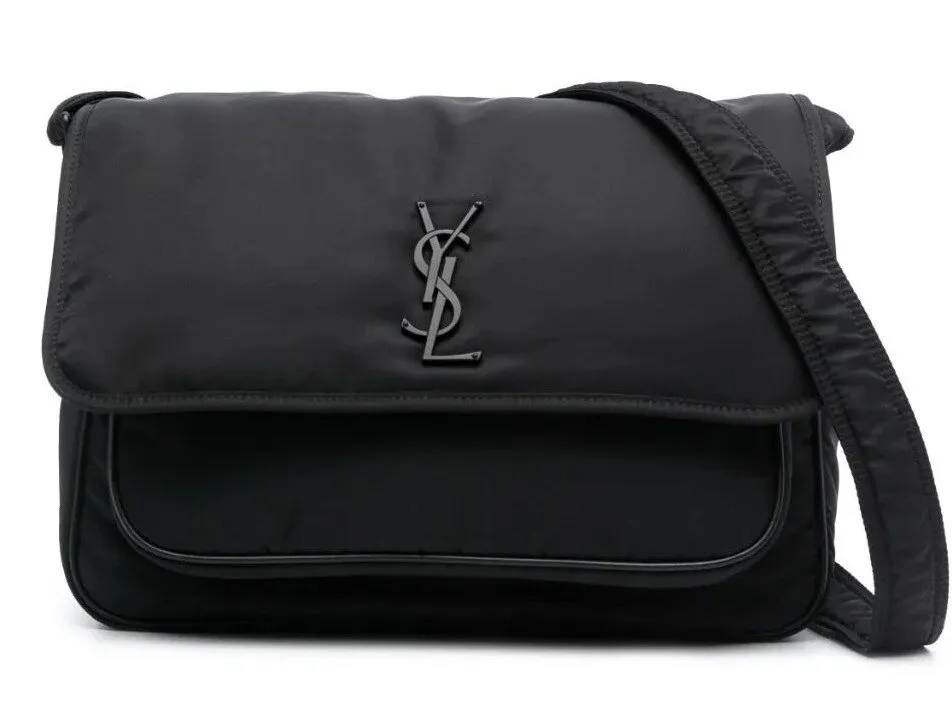 Saint Laurent Niki Foldover Top Messenger Bag