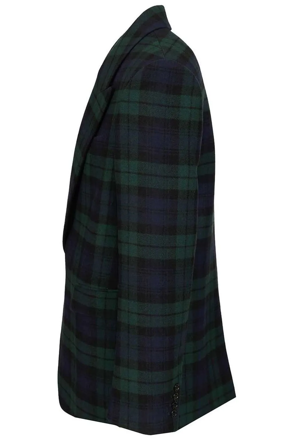 Saint Laurent Tartan Single-Breasted Jacket