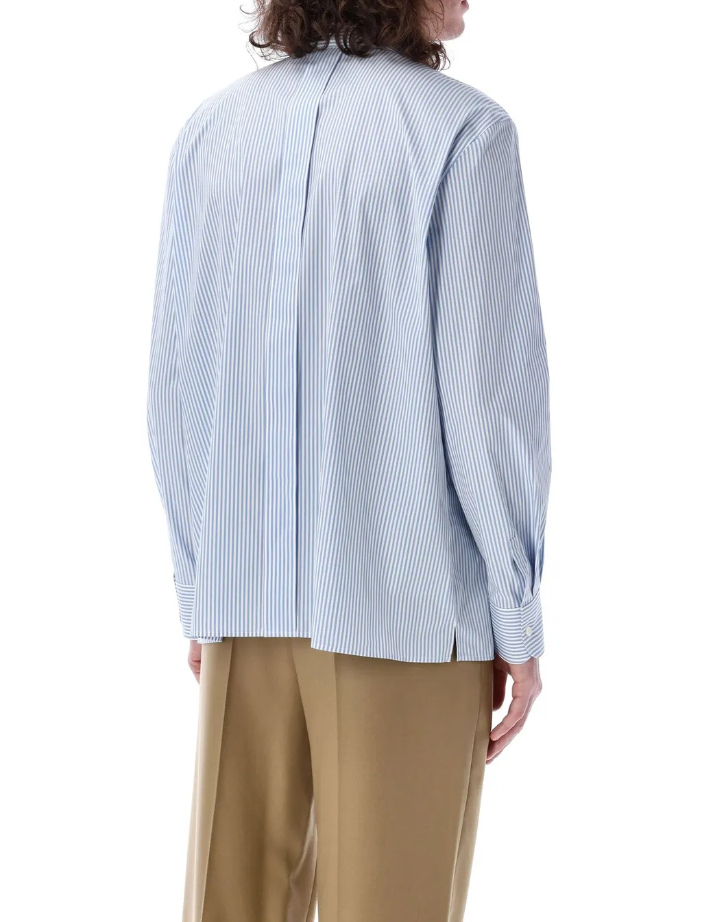 Saint Laurent Striped Button-Up Shirt