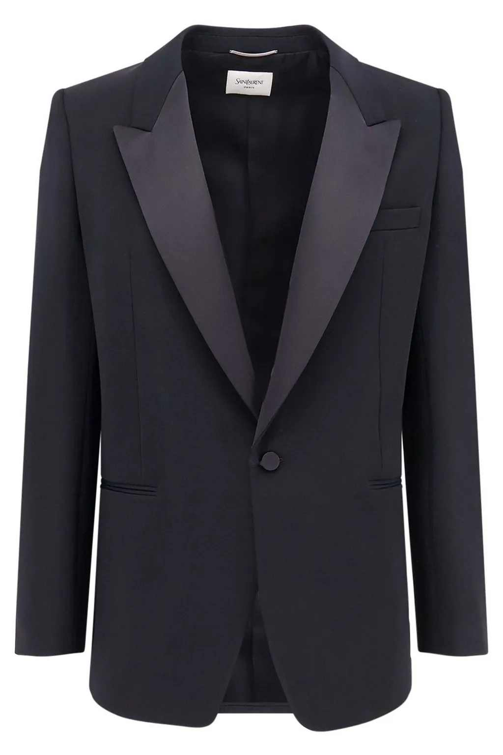 Saint Laurent Single-Breasted Tuxedo Blazer