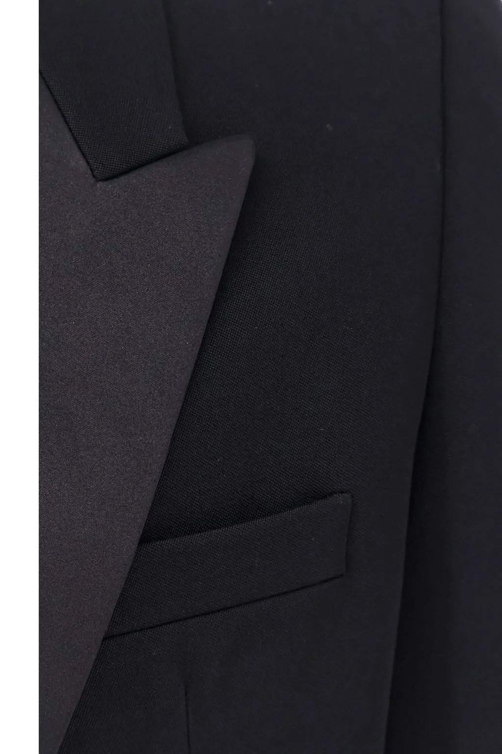 Saint Laurent Single-Breasted Tuxedo Blazer