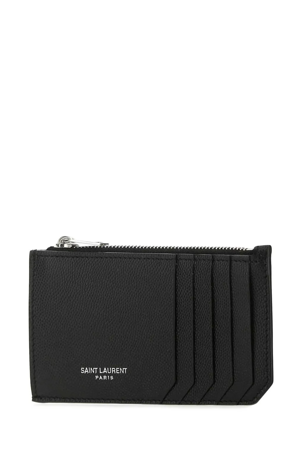 Saint Laurent Paris Fragment Zipped Card Case