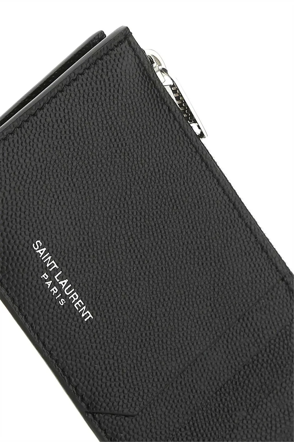 Saint Laurent Paris Fragment Zipped Card Case
