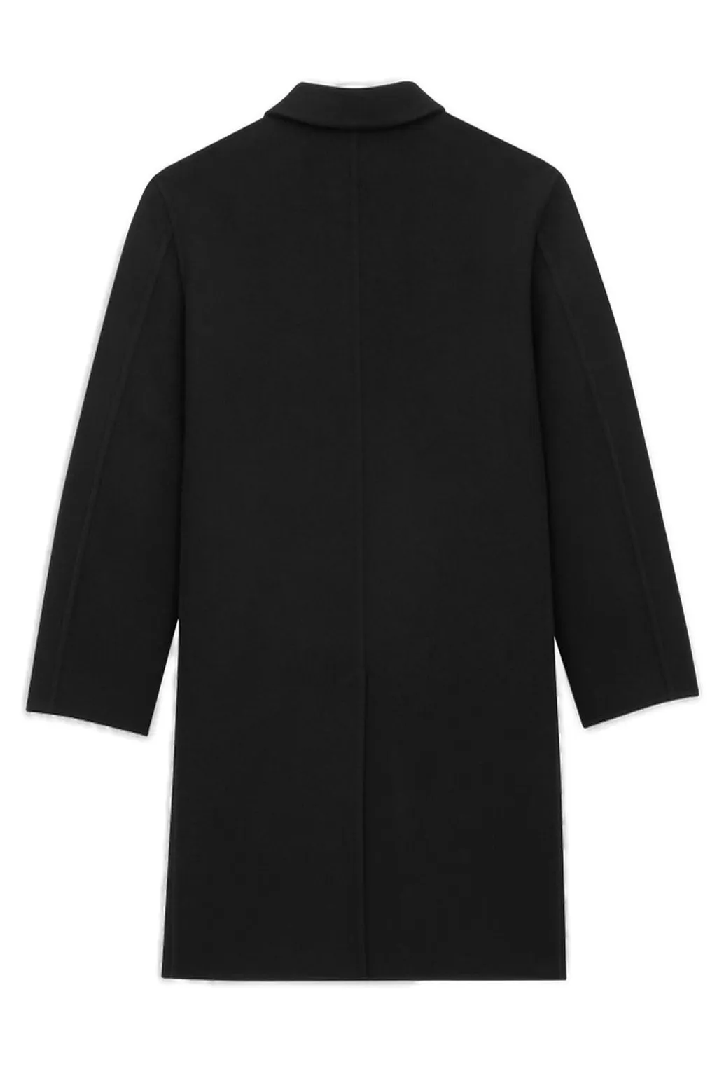 Saint Laurent Button Detailed Knee-Length Coat