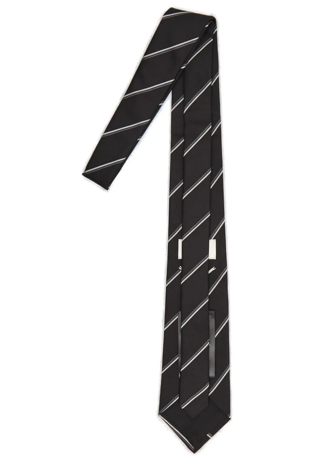 Saint Laurent Striped Wide Tie