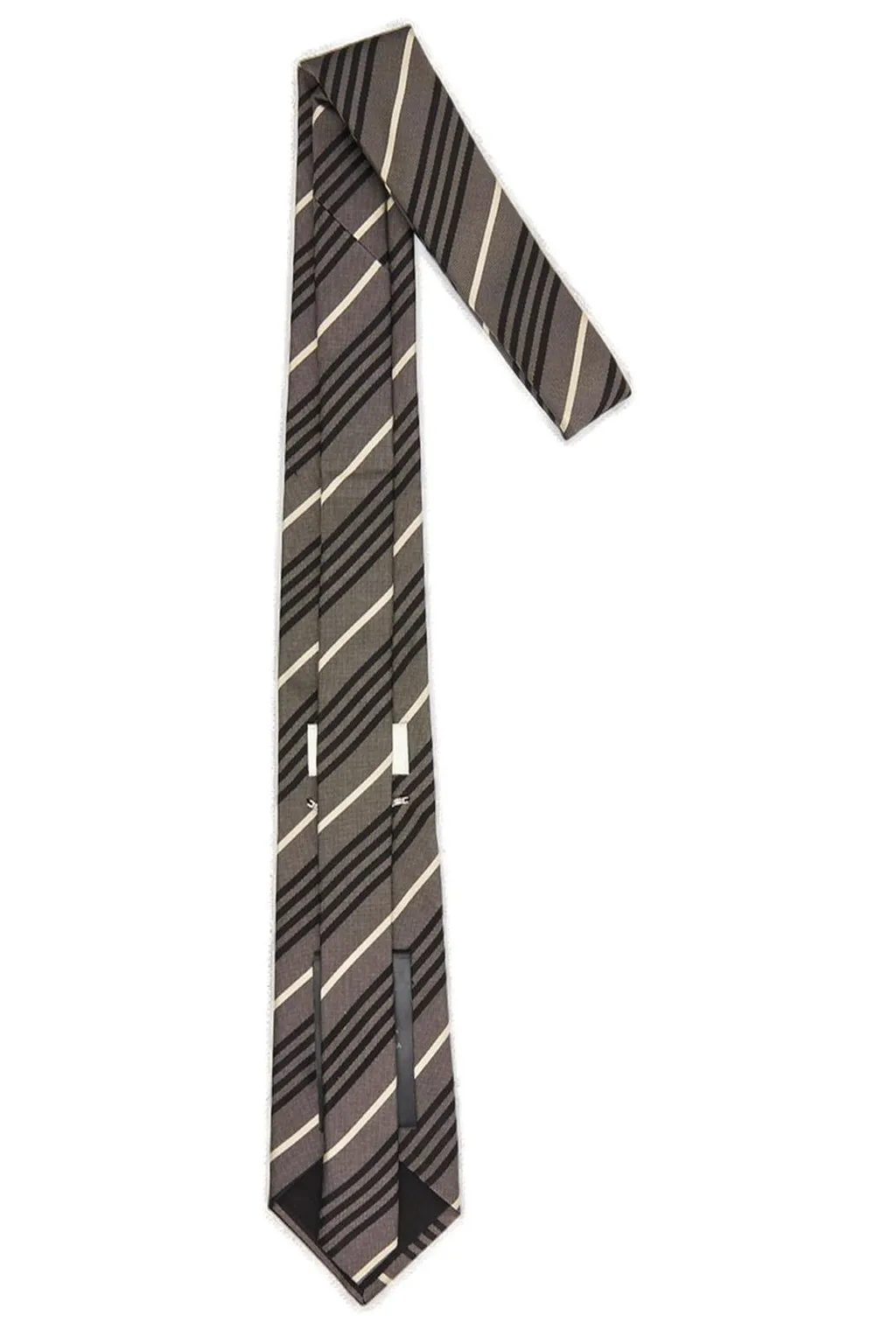 Saint Laurent Striped Wide Tie