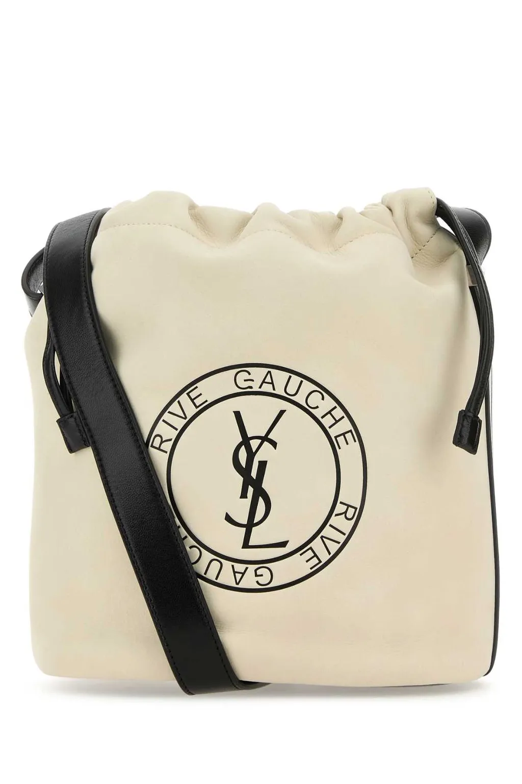 Saint Laurent Rive Gauche Laced Bucket Bag