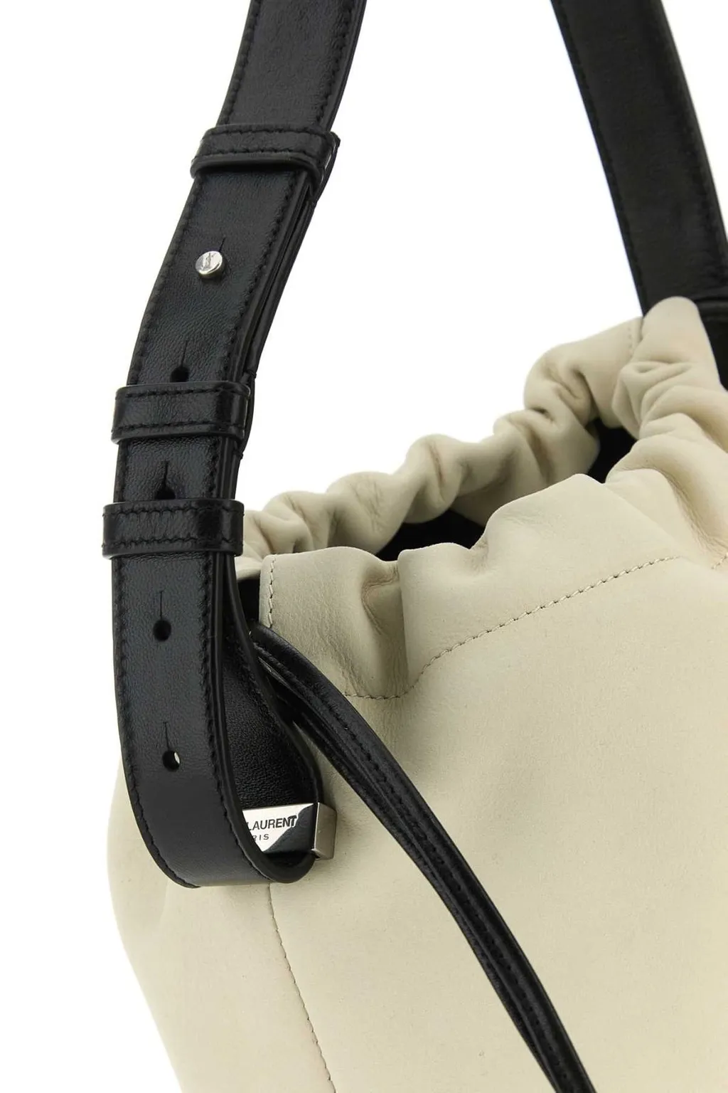 Saint Laurent Rive Gauche Laced Bucket Bag