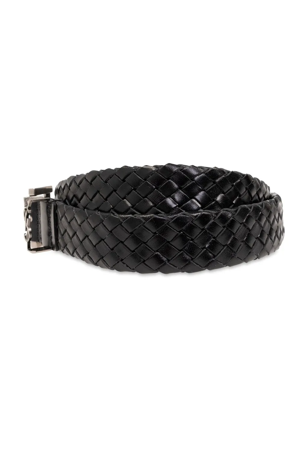 Saint Laurent Cassandre Logo Plaque Belt
