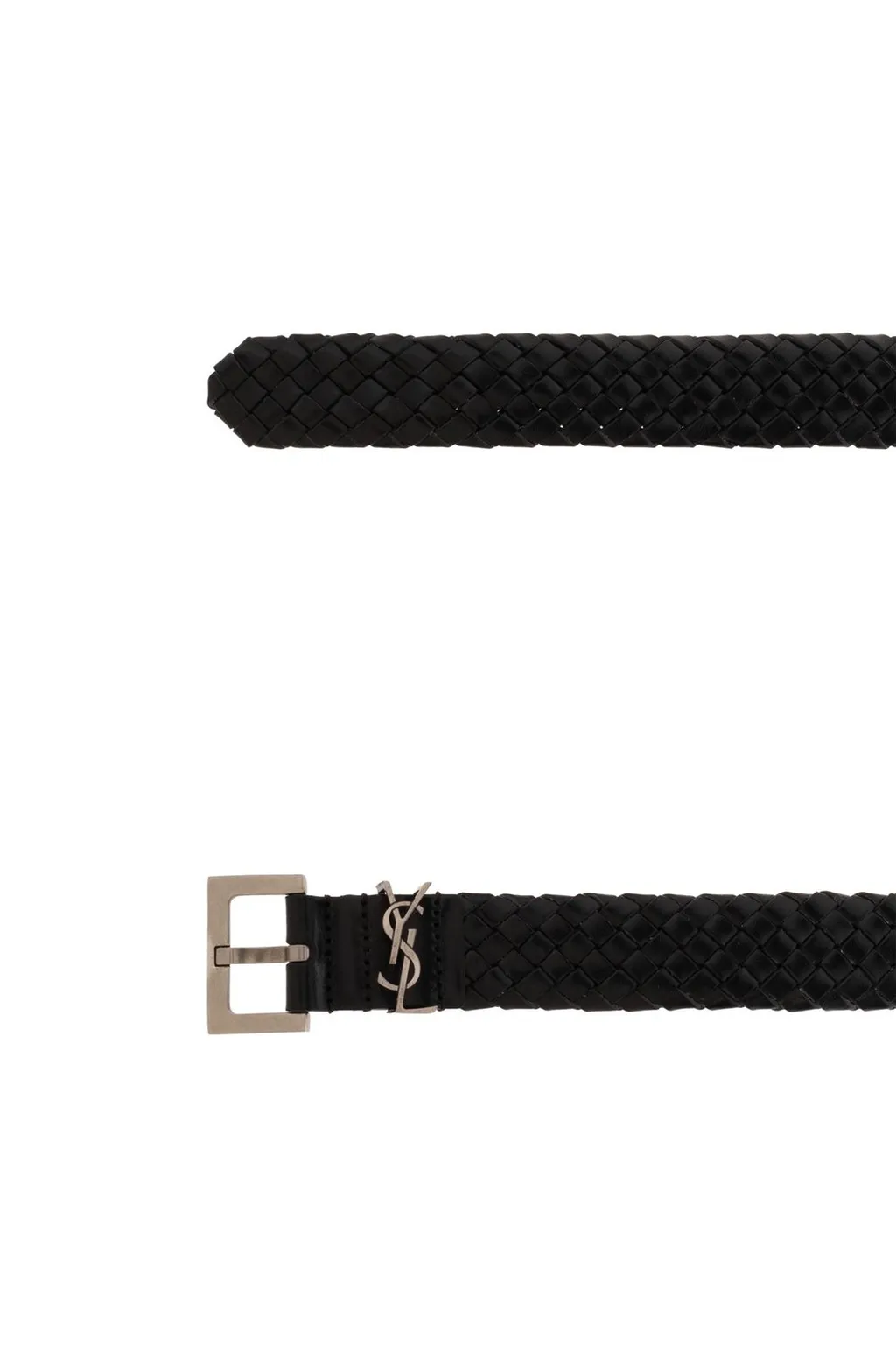 Saint Laurent Cassandre Logo Plaque Belt