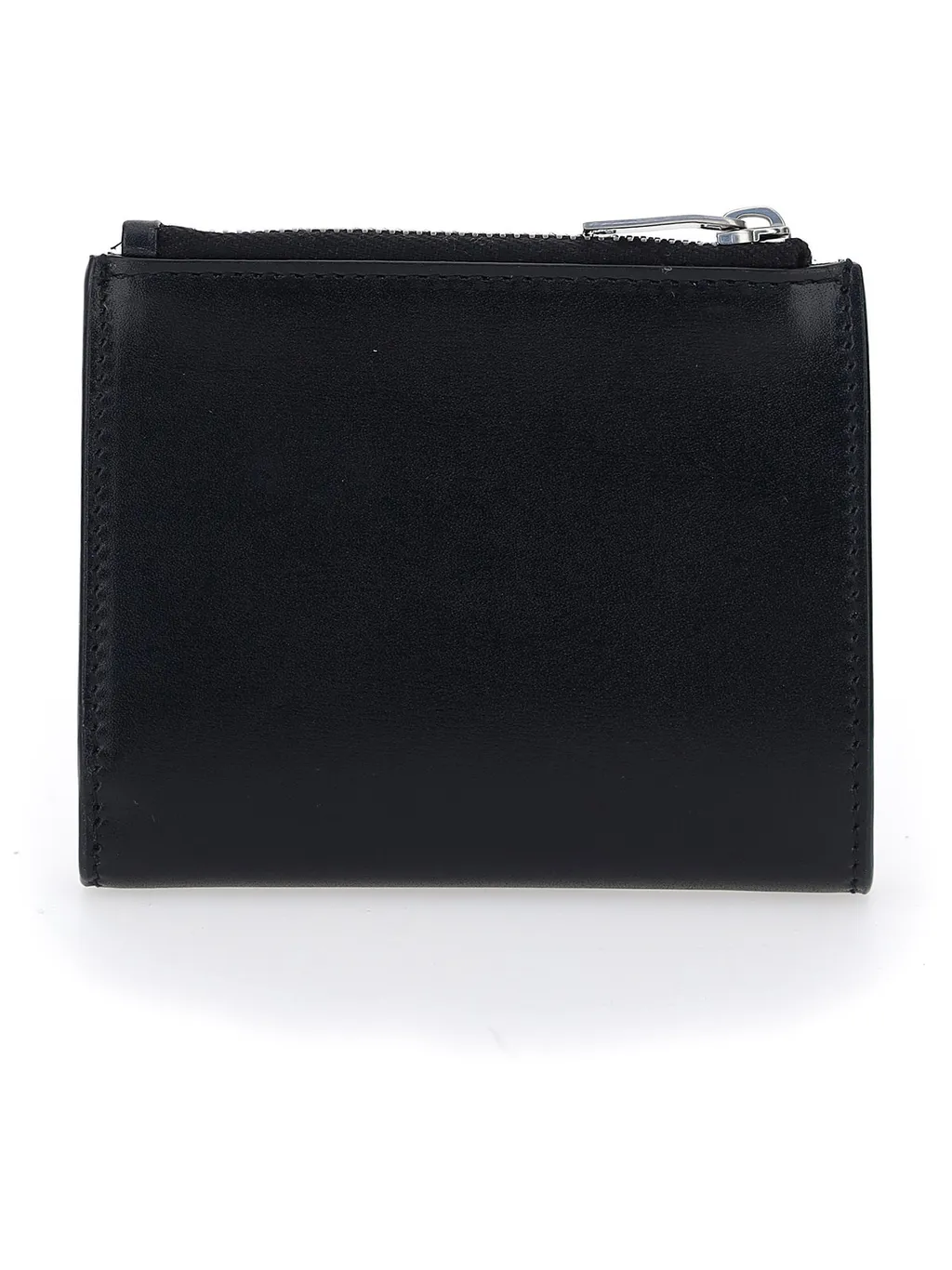 Saint Laurent Logo Plaque Zipped Wallet