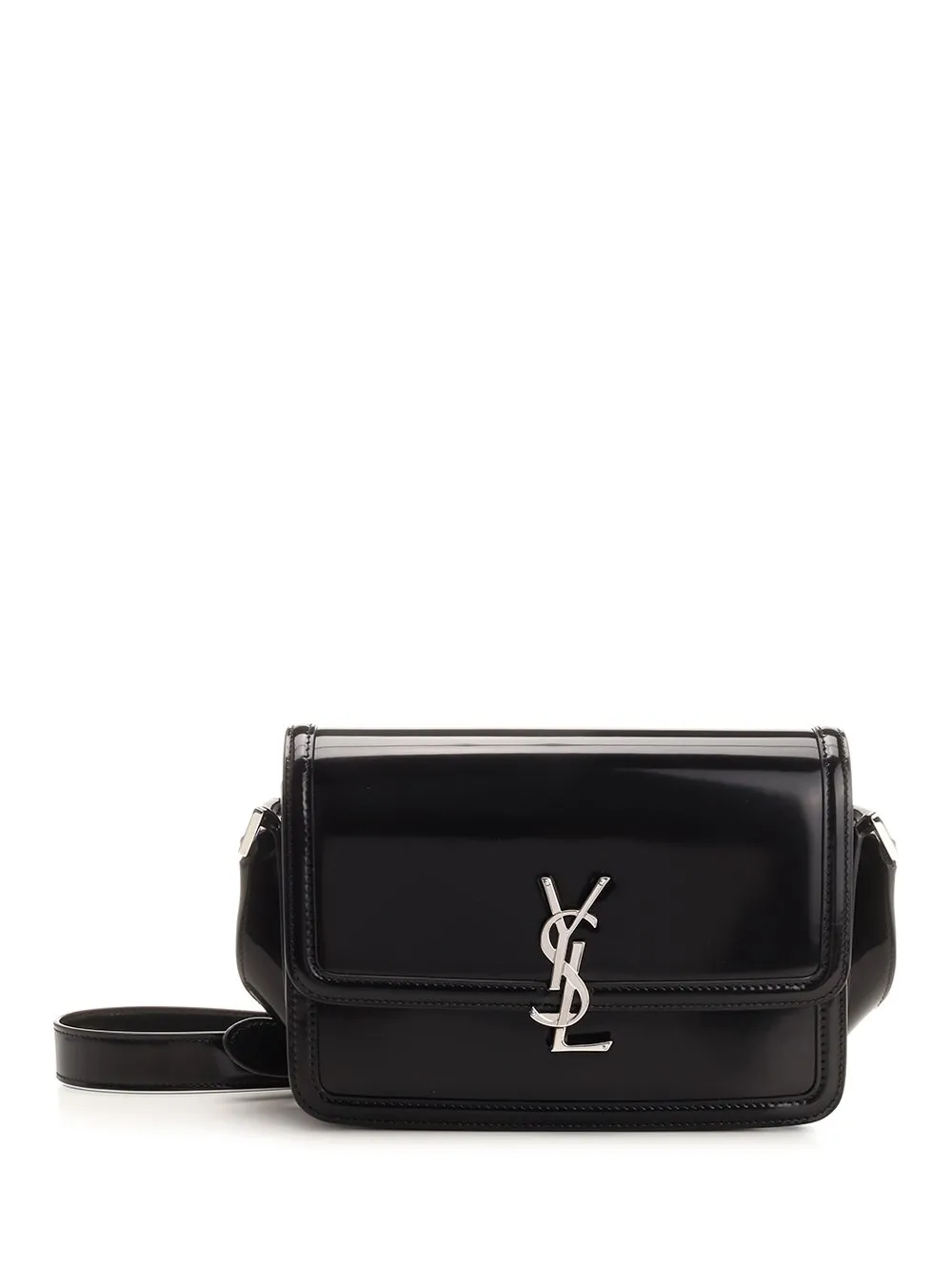 Saint Laurent Solferino Logo Plaque Medium Shoulder Bag