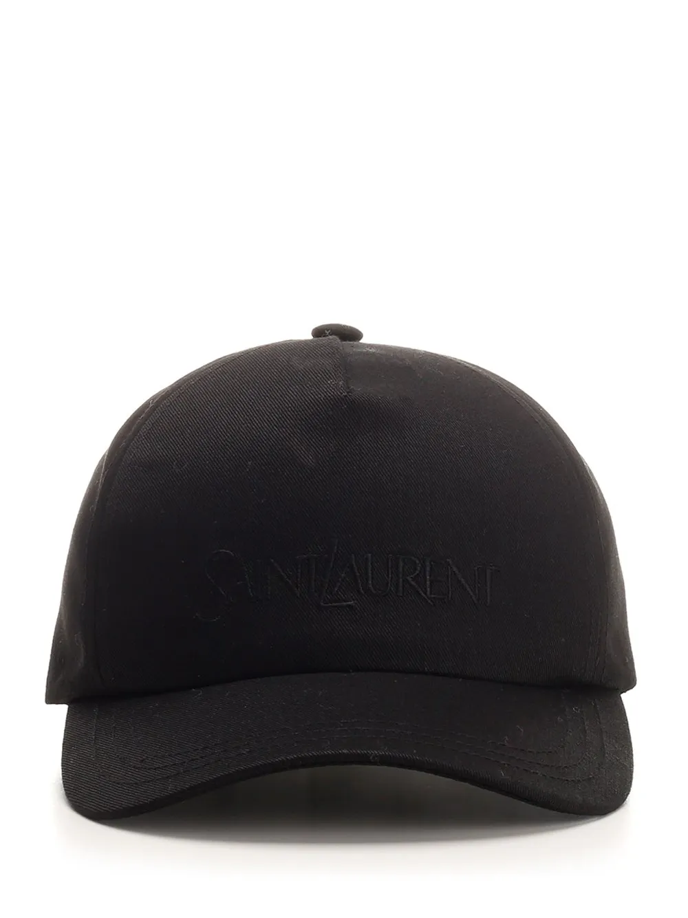 Saint Laurent Logo Embroidered Baseball Cap