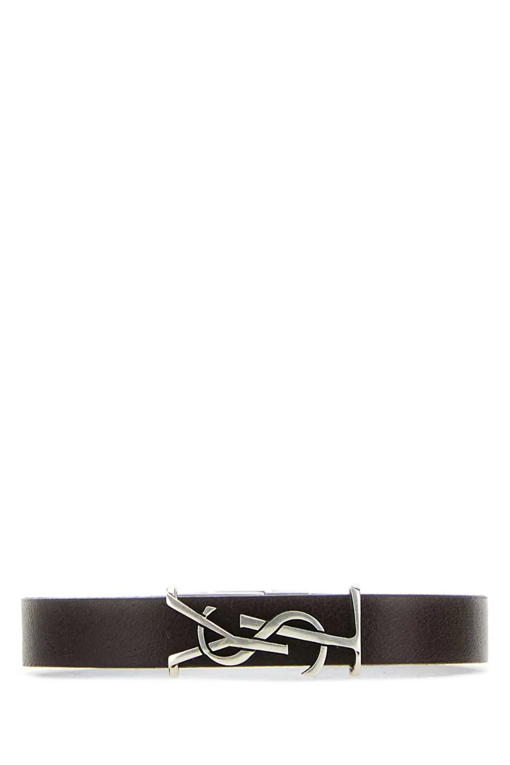 Saint Laurent Cassandre Logo Plaque Bracelet
