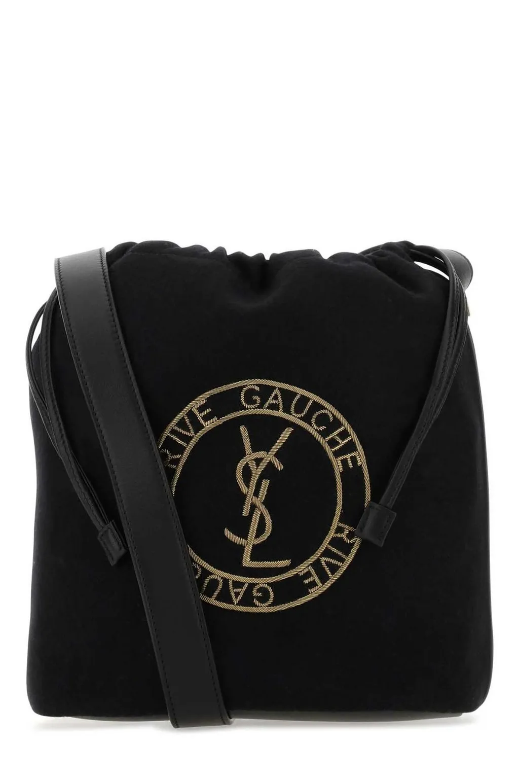 Saint Laurent Rive Gauche Laced Bucket Bag