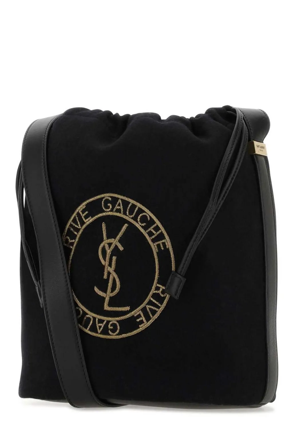 Saint Laurent Rive Gauche Laced Bucket Bag