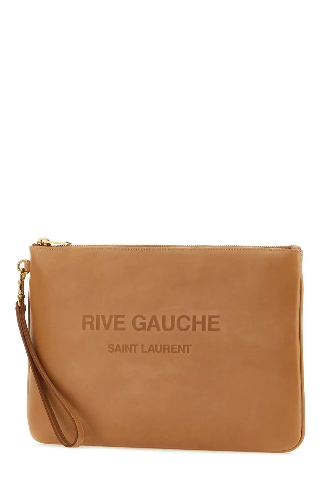 Saint Laurent Rive Gauche Zip-Up Clutch Bag