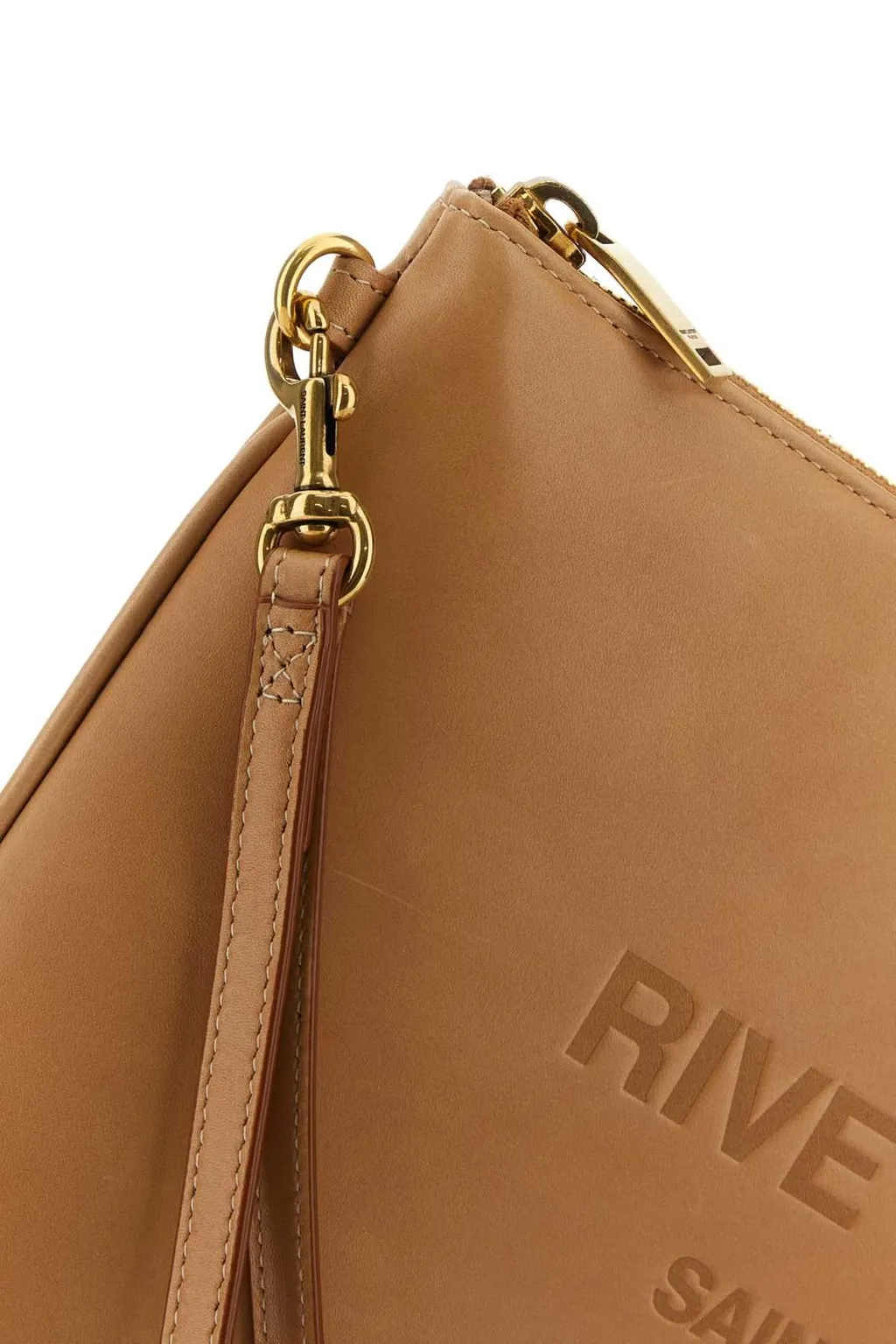 Saint Laurent Rive Gauche Zip-Up Clutch Bag