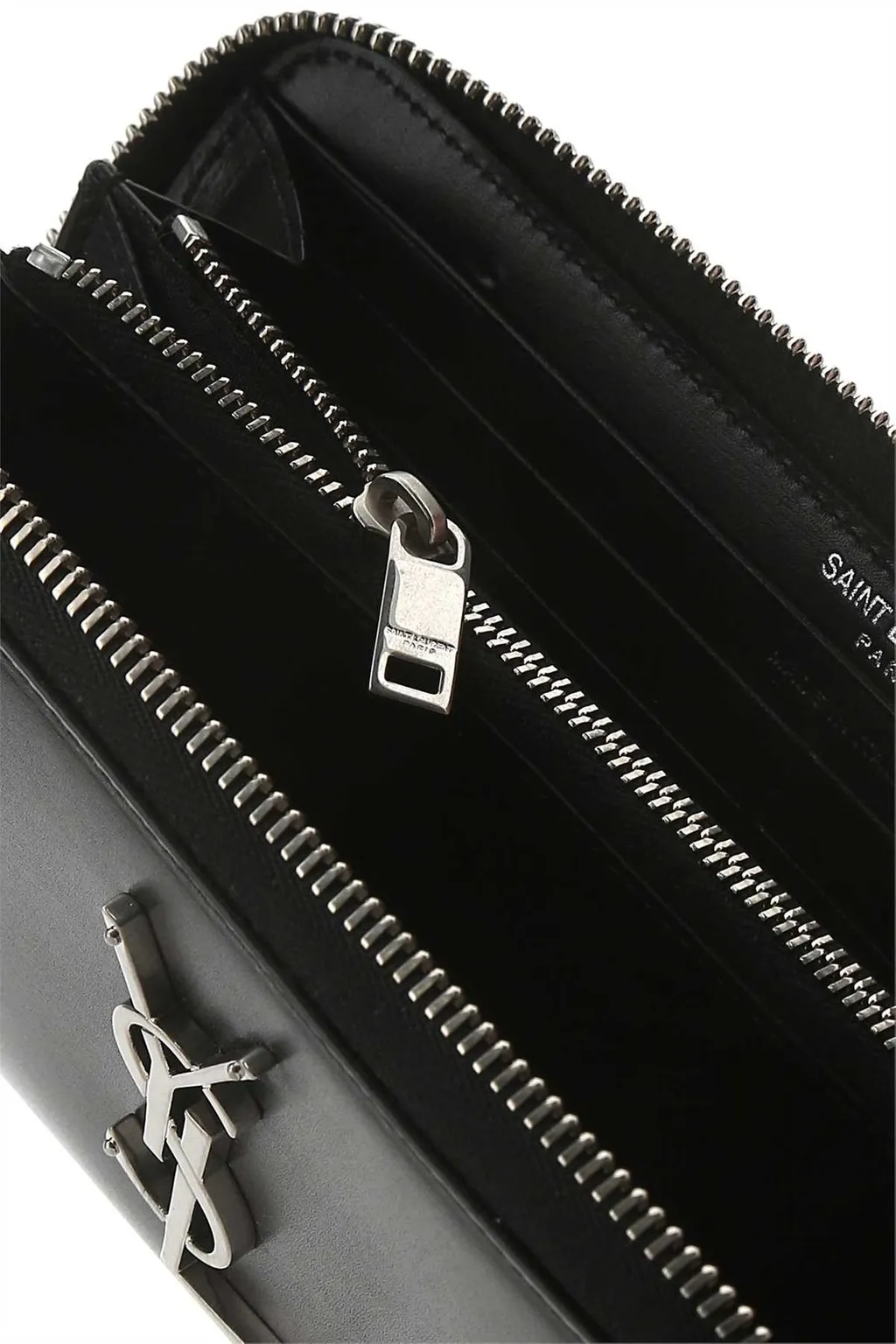 Saint Laurent Monogram Zip Around Wallet