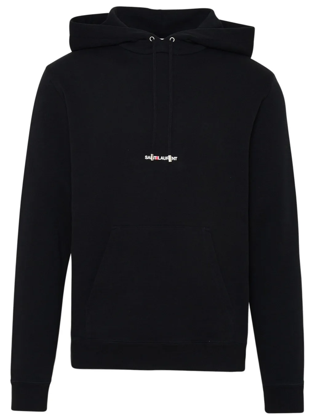 Saint Laurent Logo Printed Drawstring Hoodie