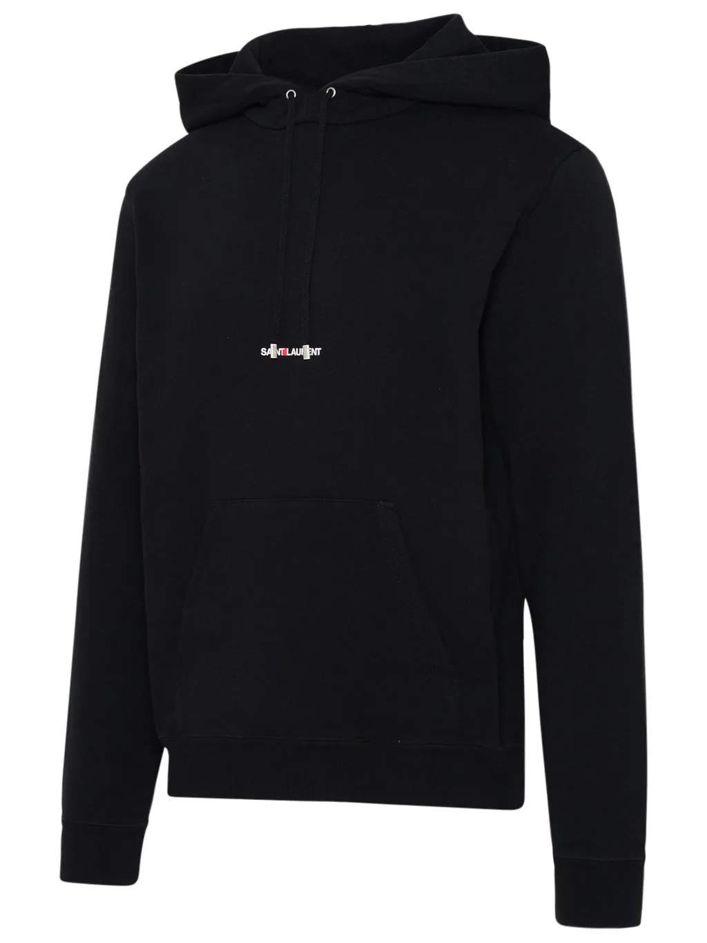 Saint Laurent Logo Printed Drawstring Hoodie