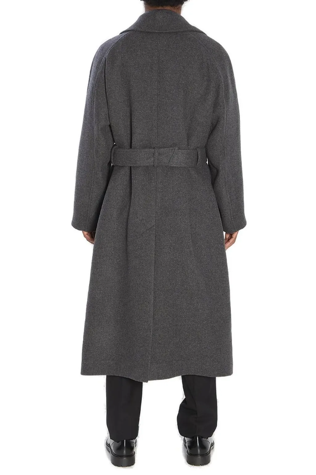 Saint Laurent Double-Breasted Belted Coat
